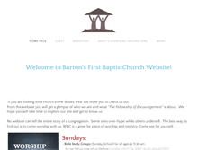 Tablet Screenshot of bartonfbc.com